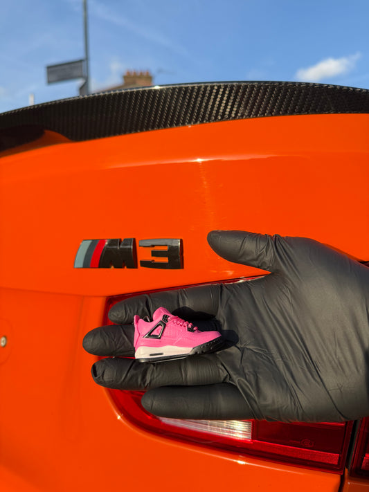 Mini AJ4 - Valentines Pink KeyChain + FREE SHIPPING