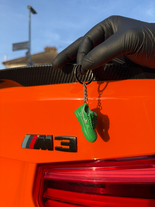 Mini AF1- Neon Green KeyChain + FREE SHIPPING